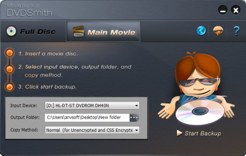 DVDSmith Movie Backup